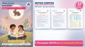 Mitos Cortos para Niños: 7 Mitos Mexicas y Griegos + Preguntas