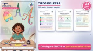 Tipos de Letra: Cuáles Son y Ejemplos para Niños