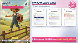 Vaya, Valla o Baya: Diferencias y Ejercicios PDF Gratis