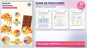 Suma de Fracciones: Ejemplos Paso a Paso y Ejercicios PDF Gratis