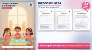 Juegos de Mesa para Imprimir: 8 Tableros para Jugar en PDF