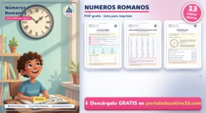Números Romanos: Tabla del 1 al 1000 y Ejercicios (PDF)