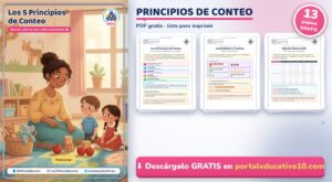 Principios de Conteo en Preescolar: los 5 y Actividades PDF